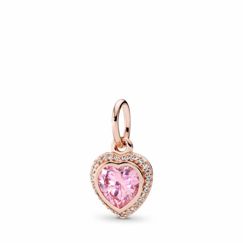 Pandora Australia Rose™ Sparkling Love Pendant | GSXCVM854